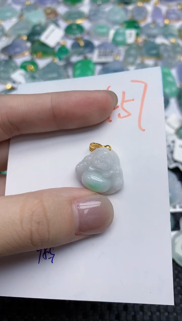 【闪购商品】翡翠颈饰未镶嵌天然翡翠A货