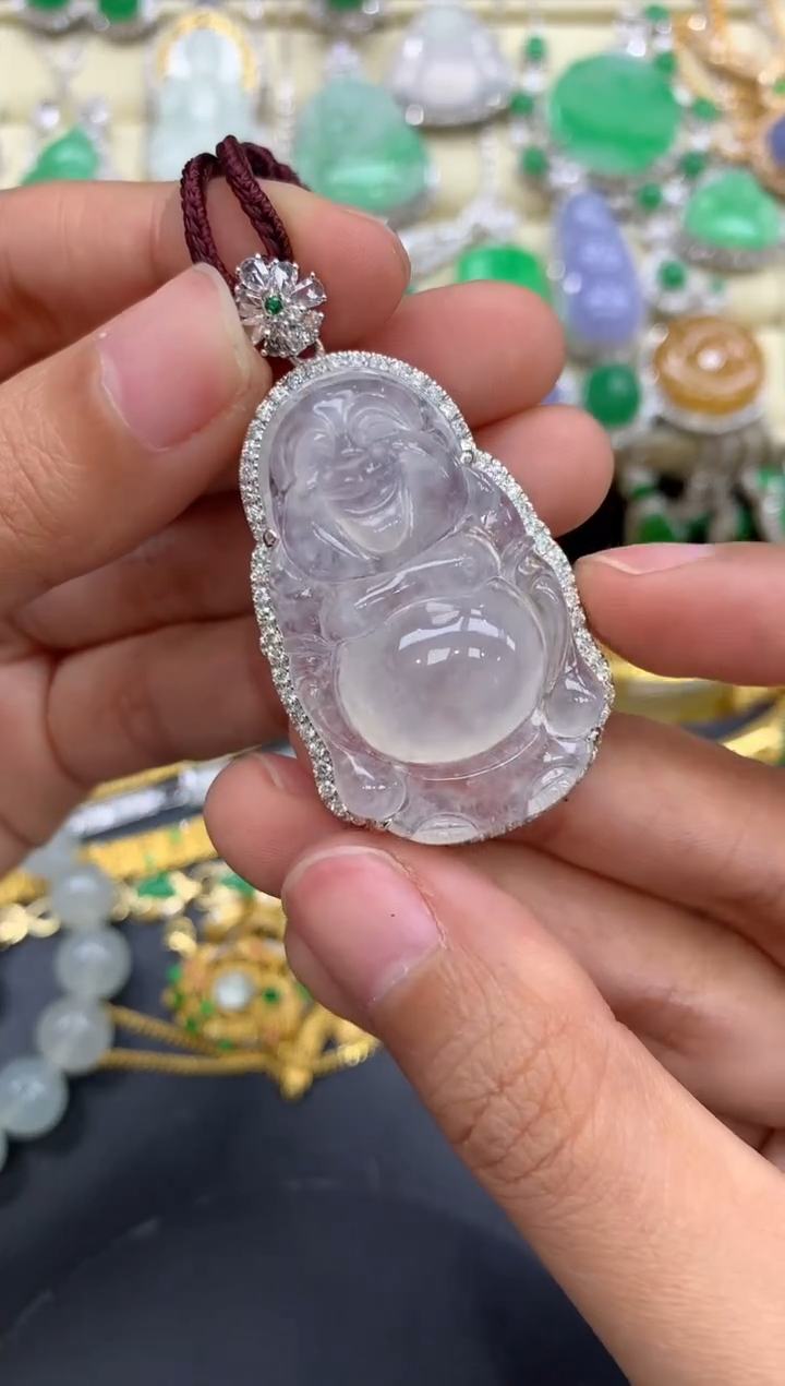 【闪购商品】翡翠颈饰18K金镶嵌417-中国好珍宝