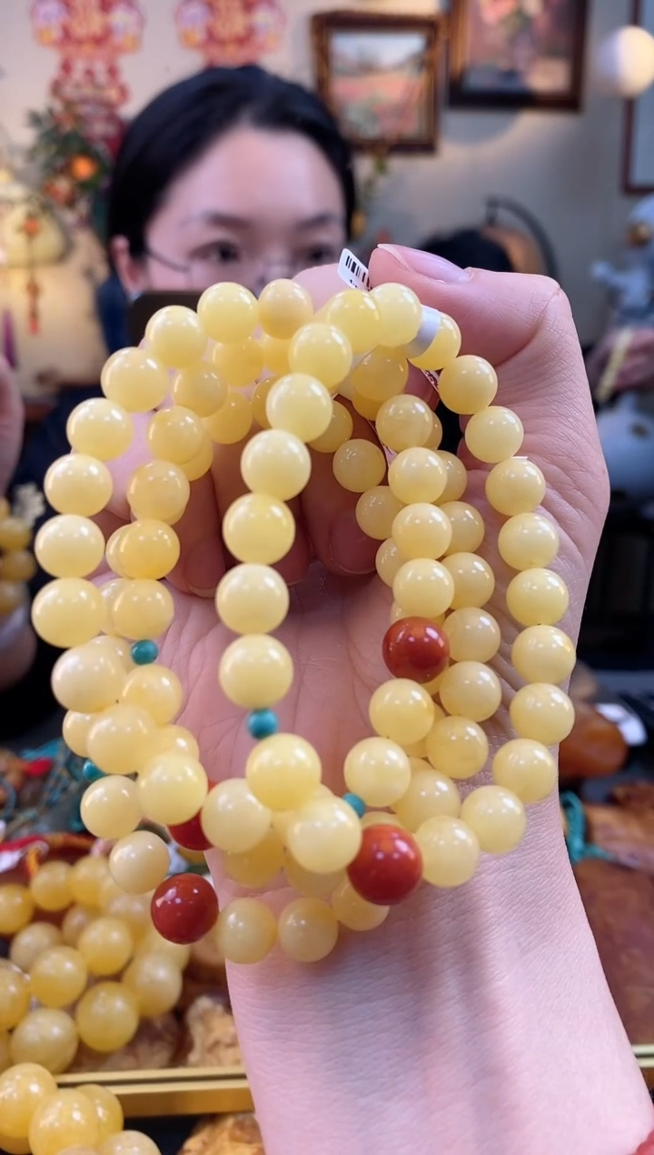 【闪购商品】琥珀手串未镶嵌手串（多样性发其一）微瑕