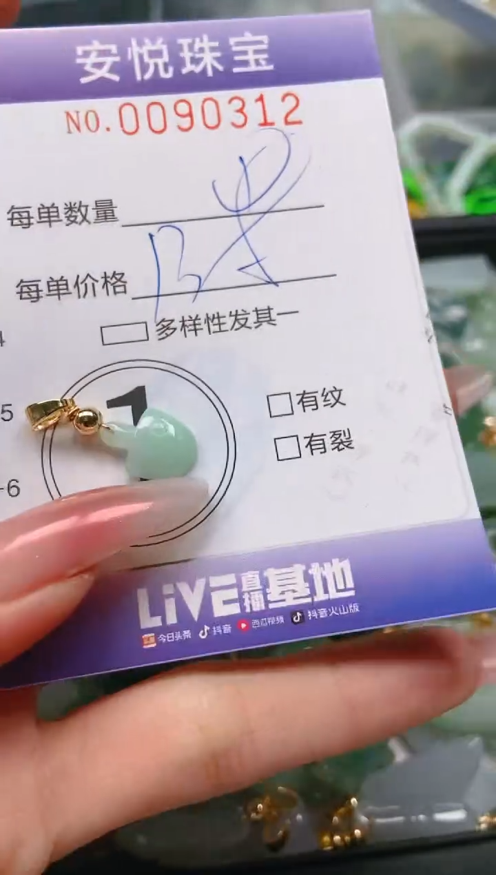 【闪购商品】翡翠颈饰未镶嵌闪购0090312