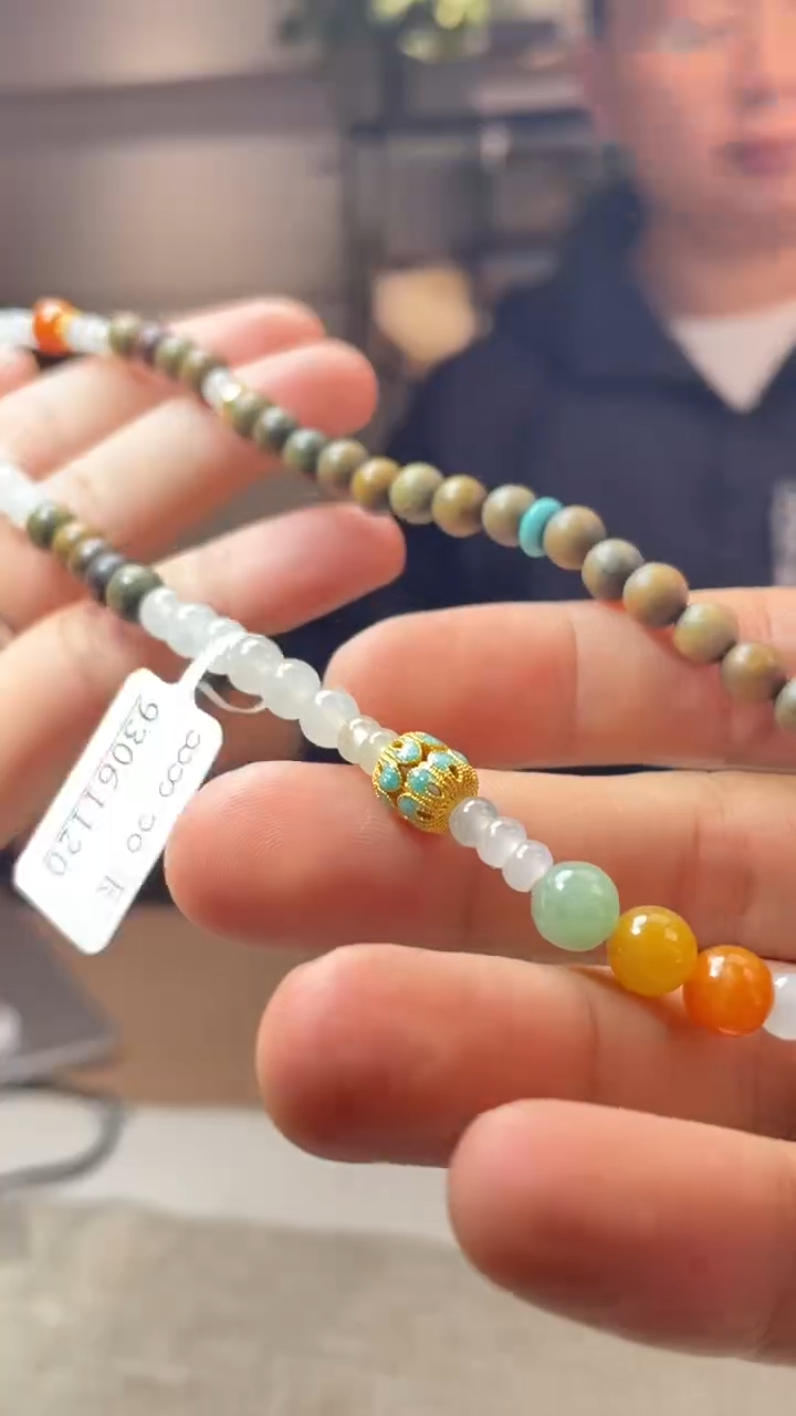 未镶嵌手链翡翠手串