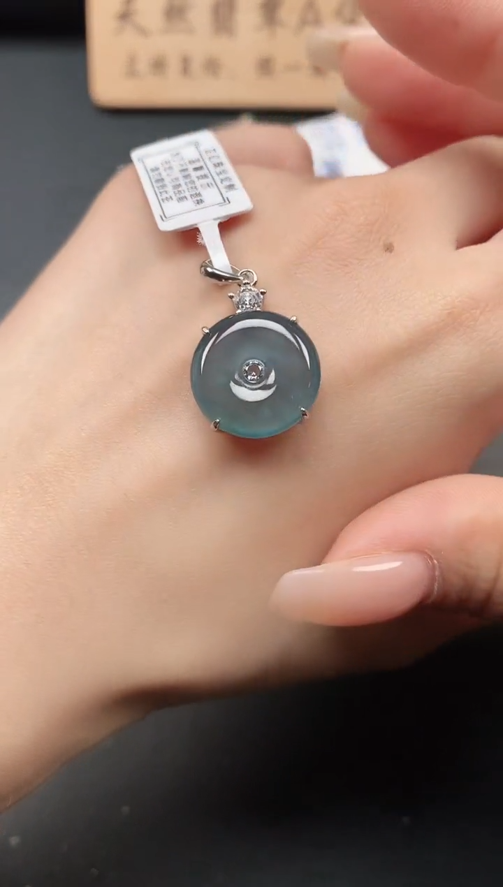 银S925镶嵌戒指翡翠11111