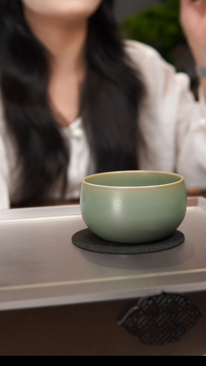 杯子禅定杯  汝州原产地  原矿老釉