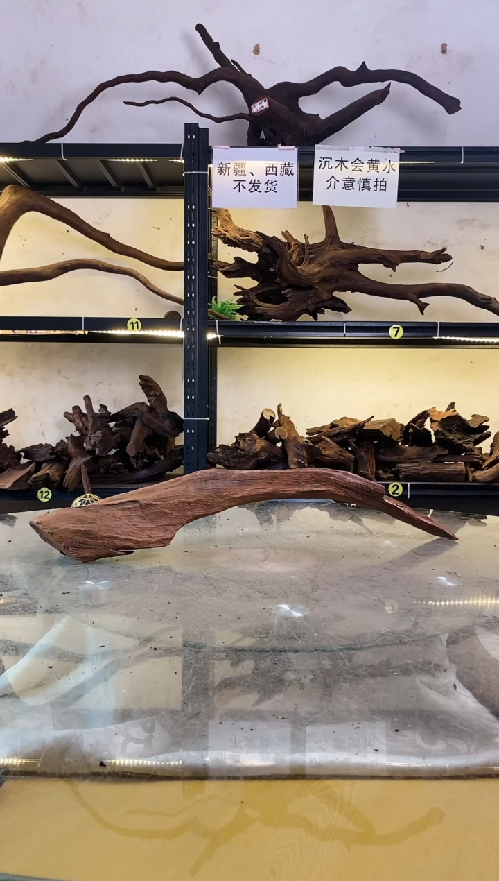 【闪购商品】柚木木艺鱼缸造景沉木252