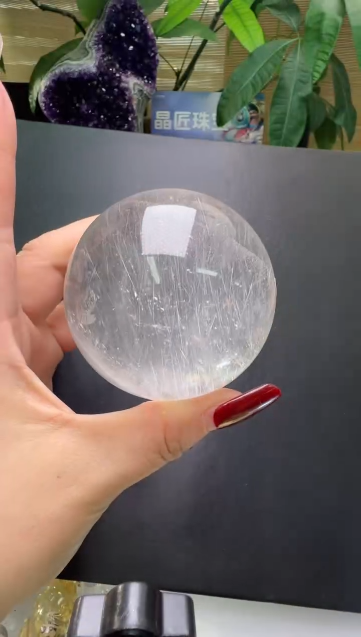 【闪购商品】水晶摆件未镶嵌银发球摆件 JP38660