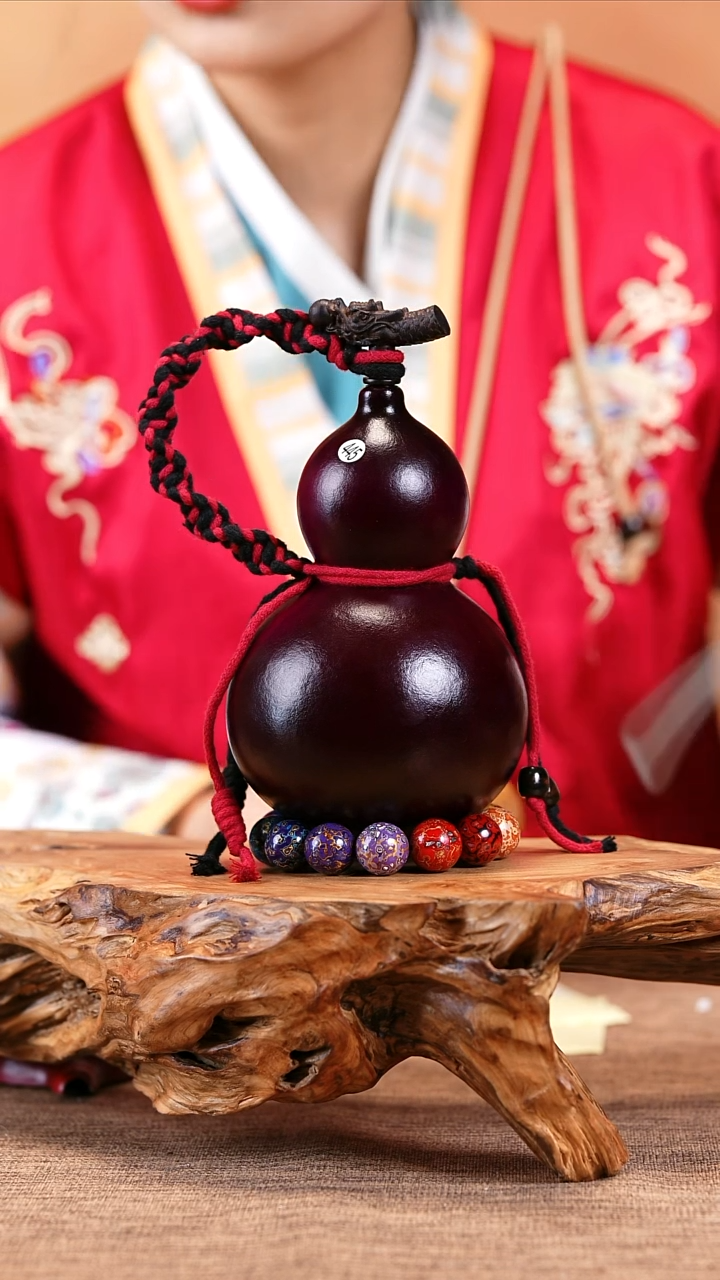 【闪购商品】445—光岳葫天然大漆酒葫芦不含漆珠