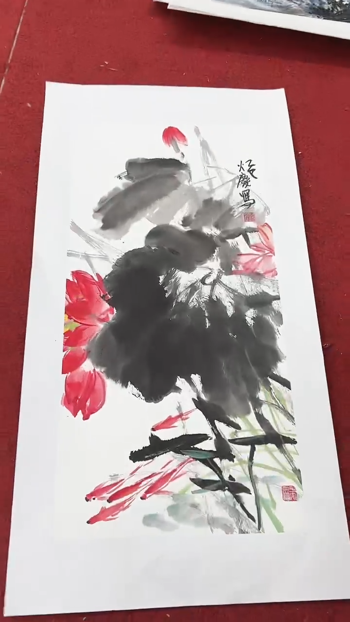 国画李火庆/国画/花鸟