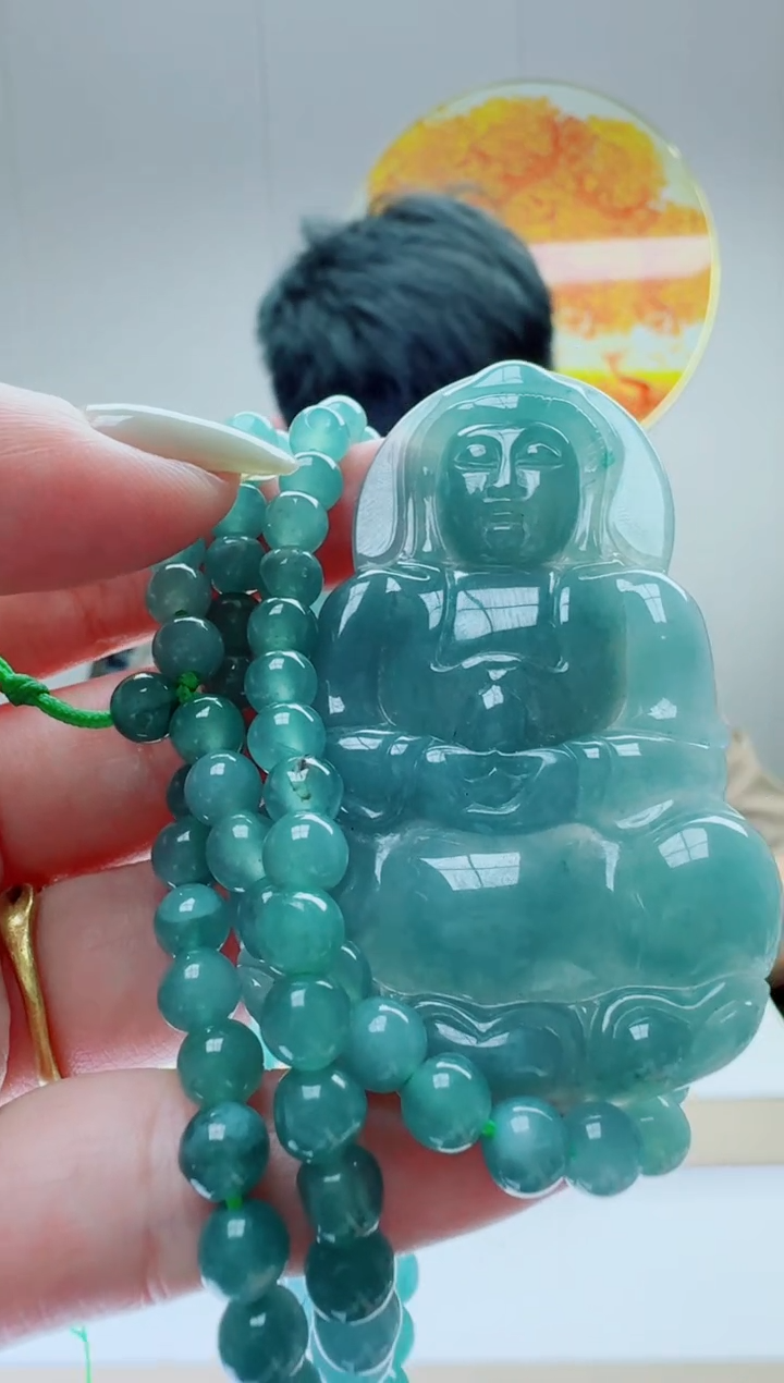 翡翠未镶嵌颈饰多样性随机发其一