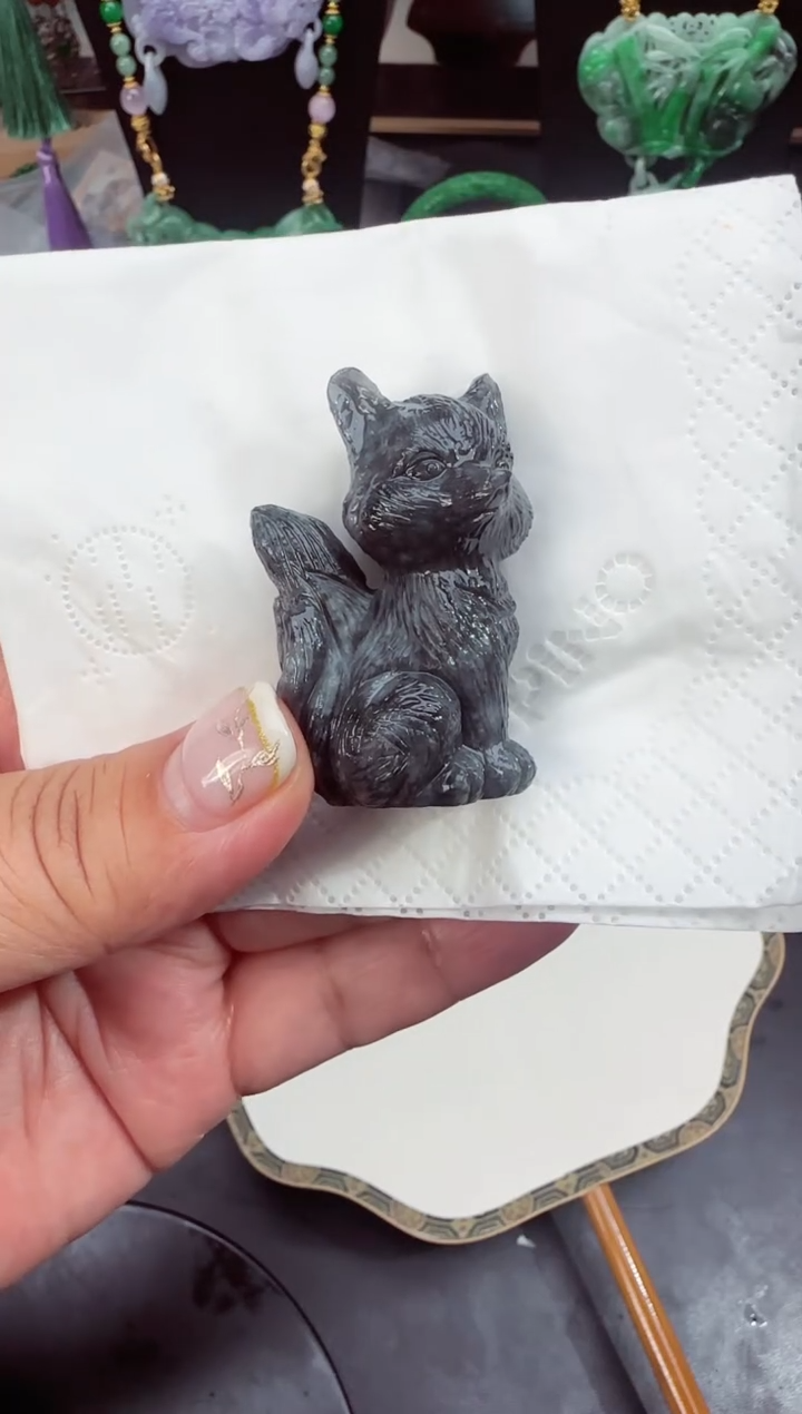 定制翡翠未镶嵌拍照