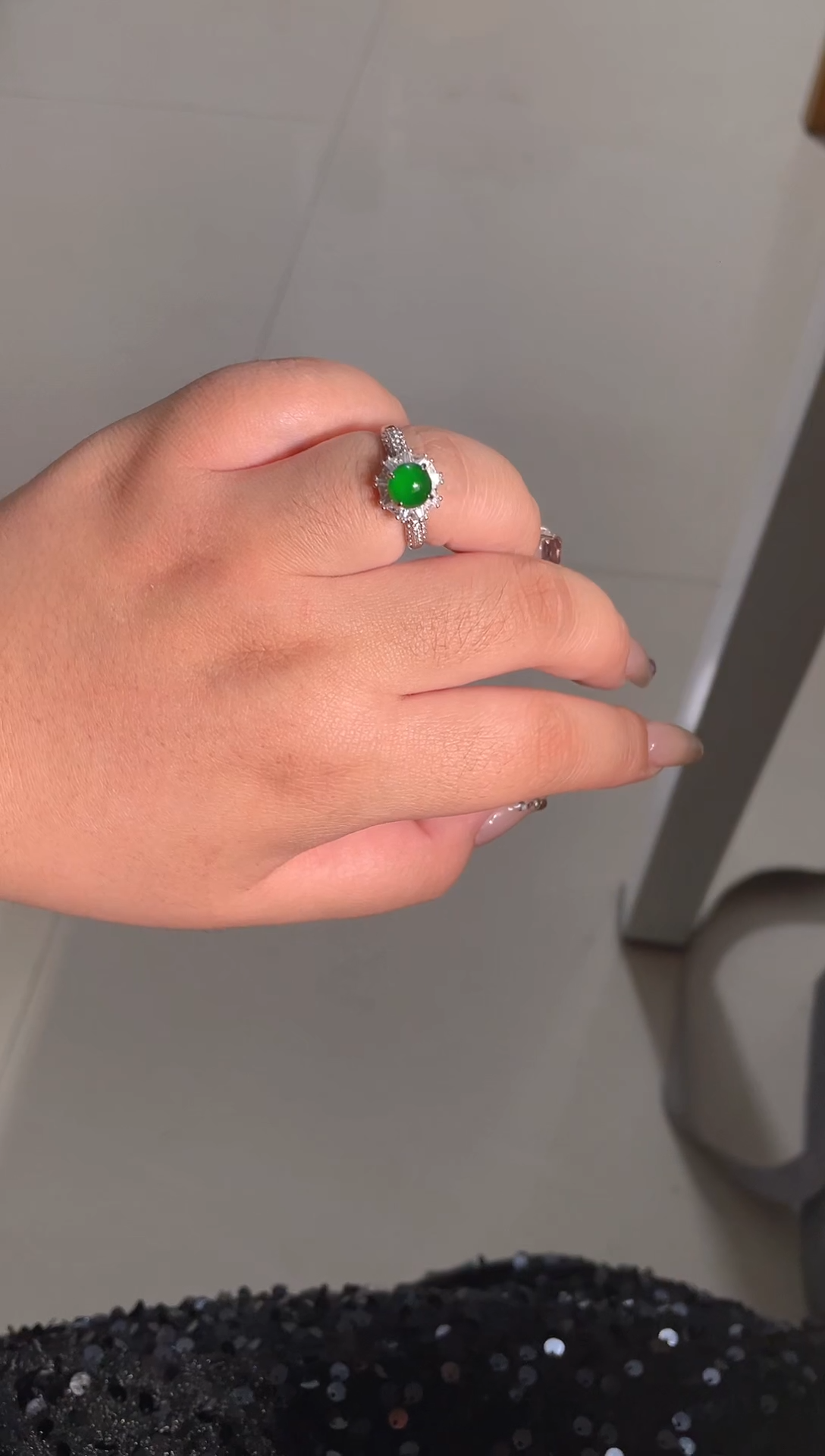 【闪购商品】翡翠戒指未镶嵌天然A货翡翠