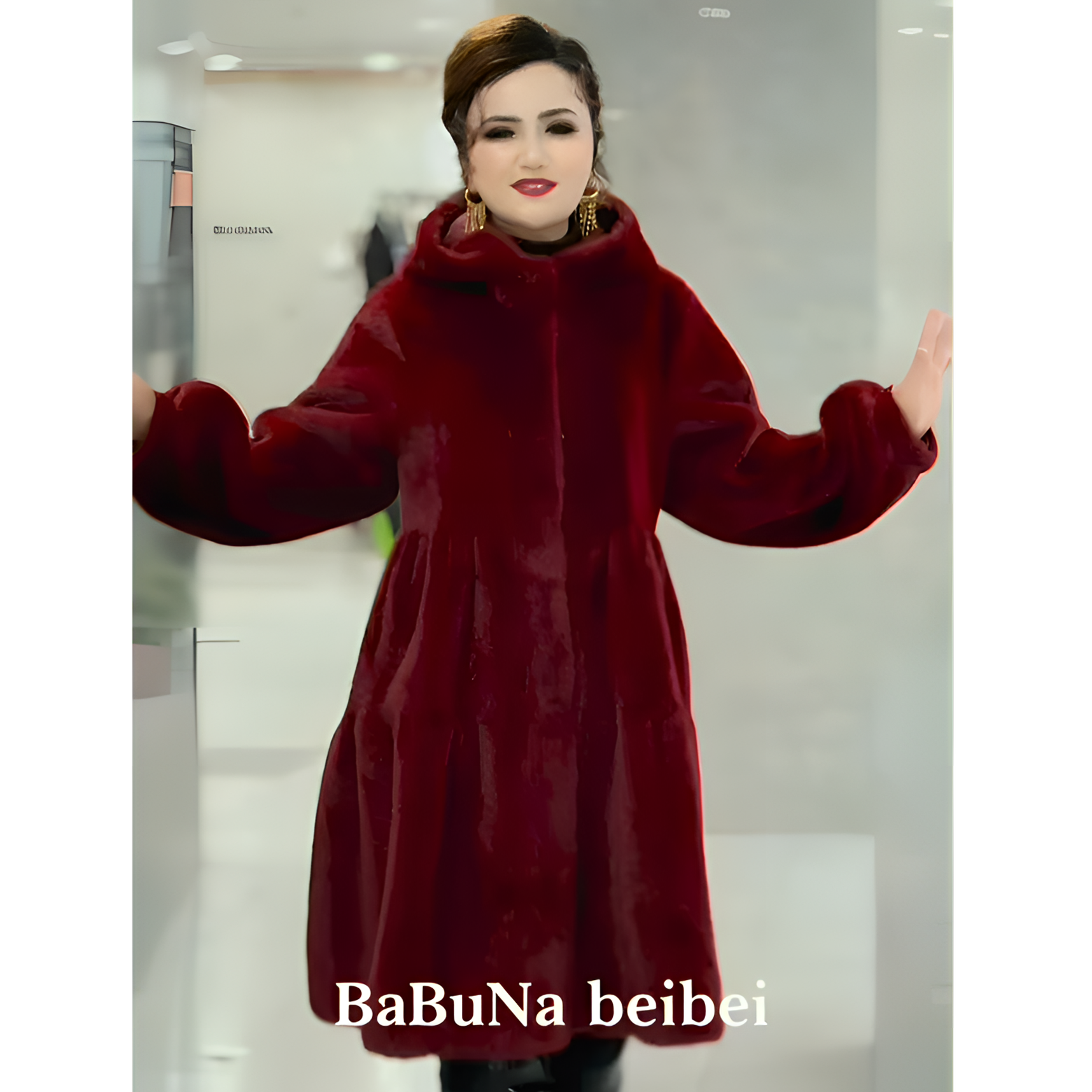 人造皮草 冬季高贵气质设计师女款外套121