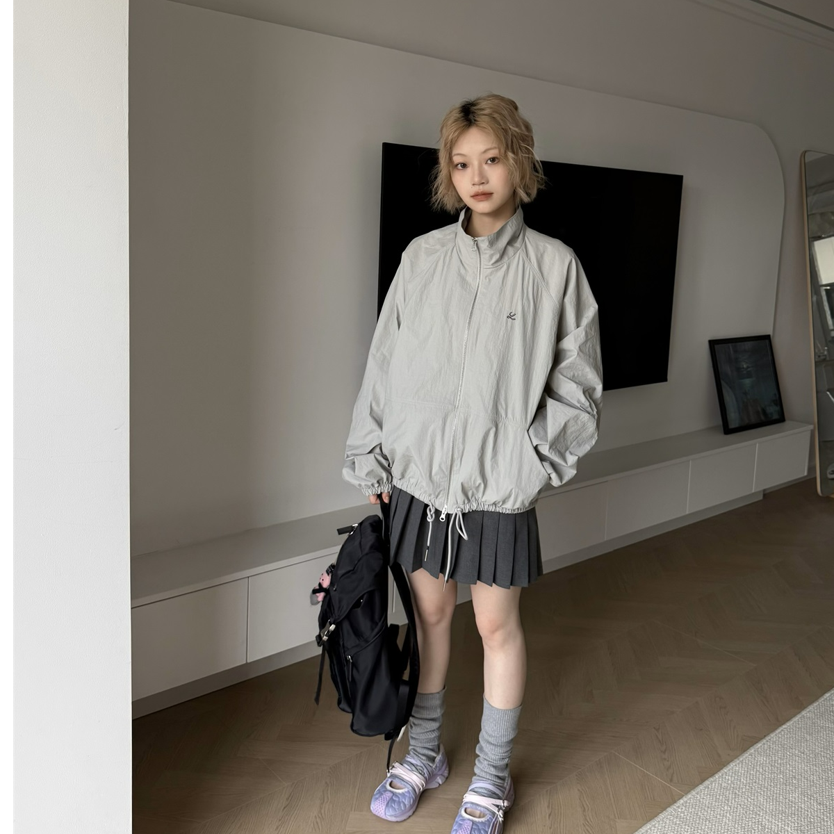 Y2NG 功能面料立领防晒服透气轻薄日常通勤春夏外套25Y033