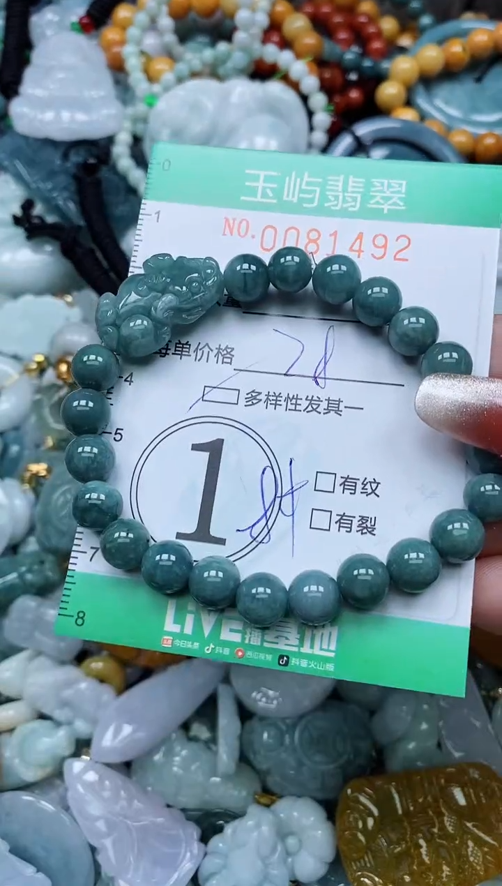 【闪购商品】翡翠颈饰未镶嵌闪购0081492多样性发其一