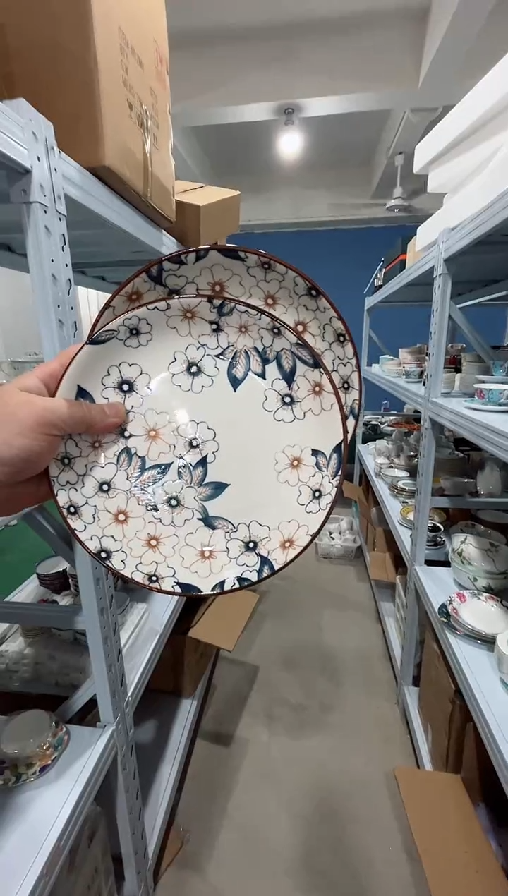 瓷片日用陶瓷（简装）盘子2个