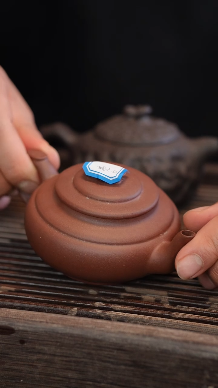 茶壶紫砂原矿手工制作【宽口】
