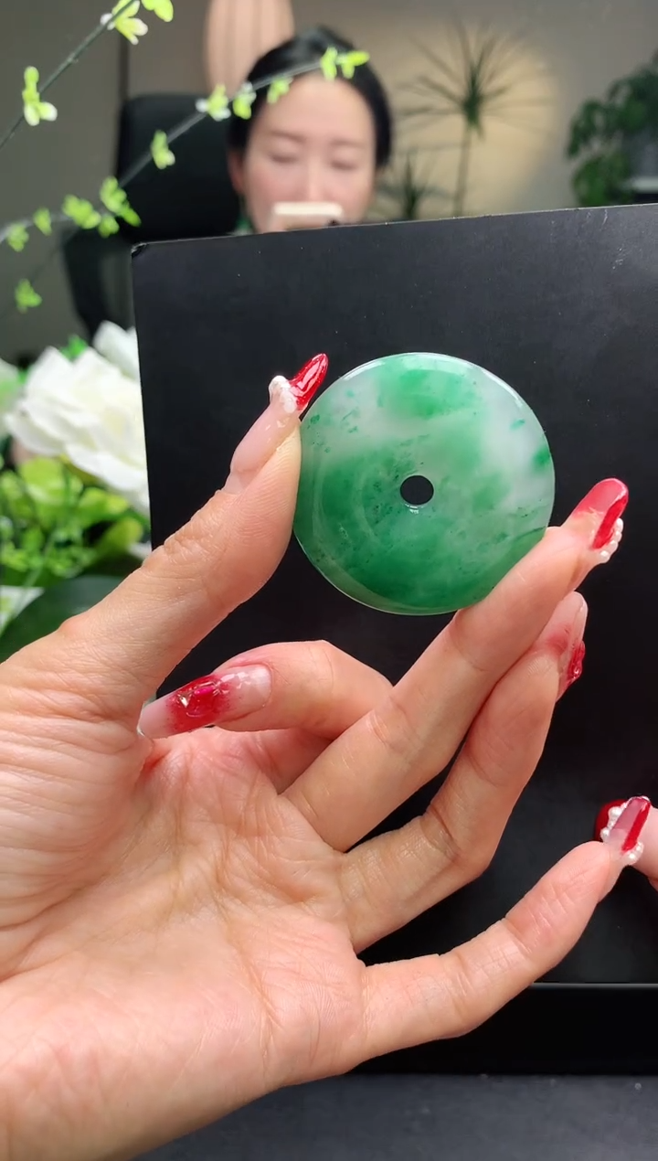 【闪购商品】石英质玉平安扣未镶嵌平安扣