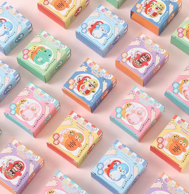 冰块萌粒不倒翁系列潮玩盲盒