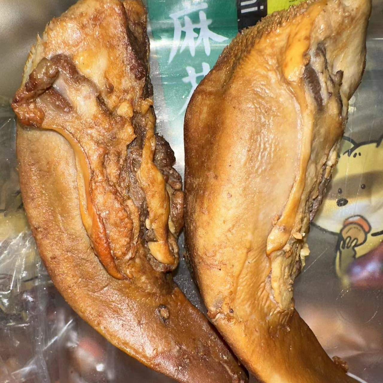 哈尔滨一手店熏猪口条2个