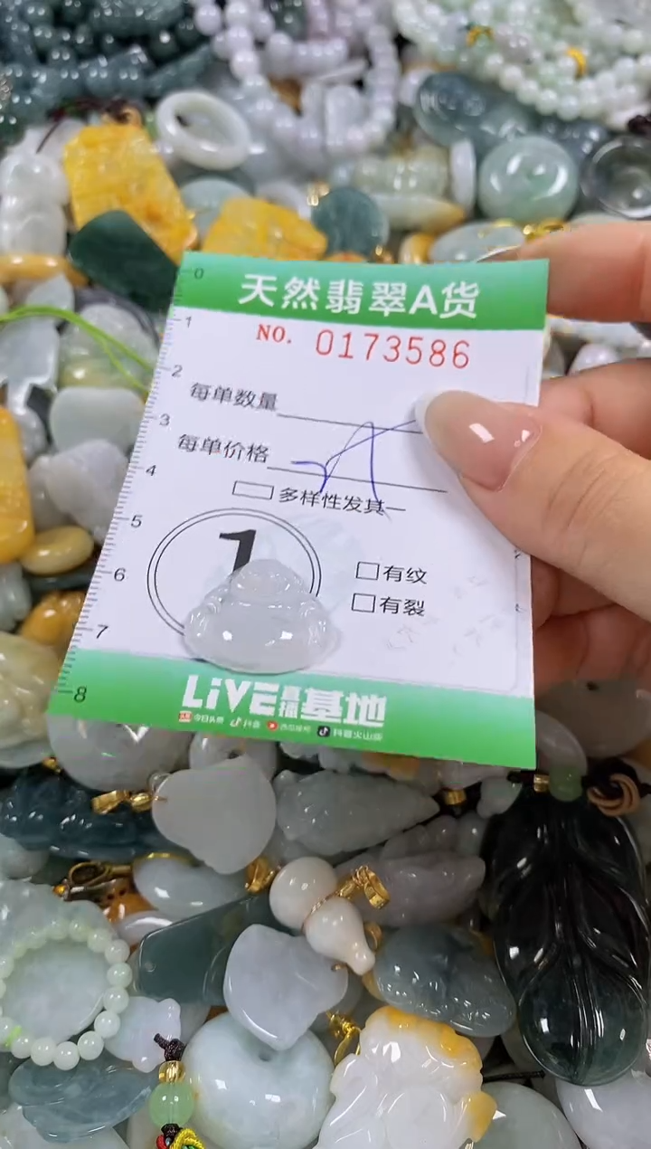 翡翠未镶嵌颈饰闪购0173586