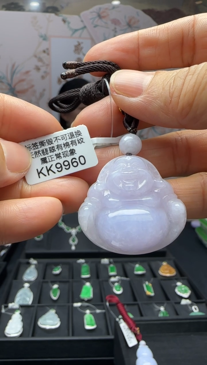 翡翠未镶嵌颈饰KK9960佛公 退货扣运营费100