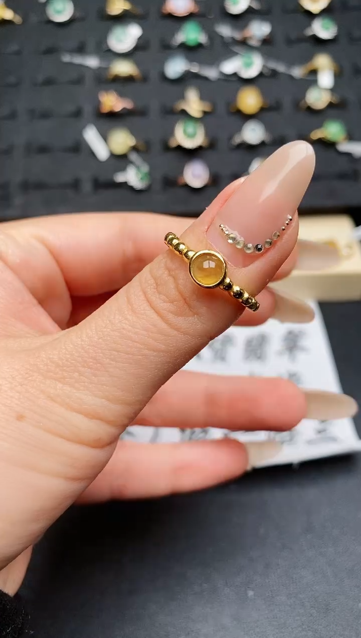 【闪购商品】翡翠戒指银S925镶嵌...........