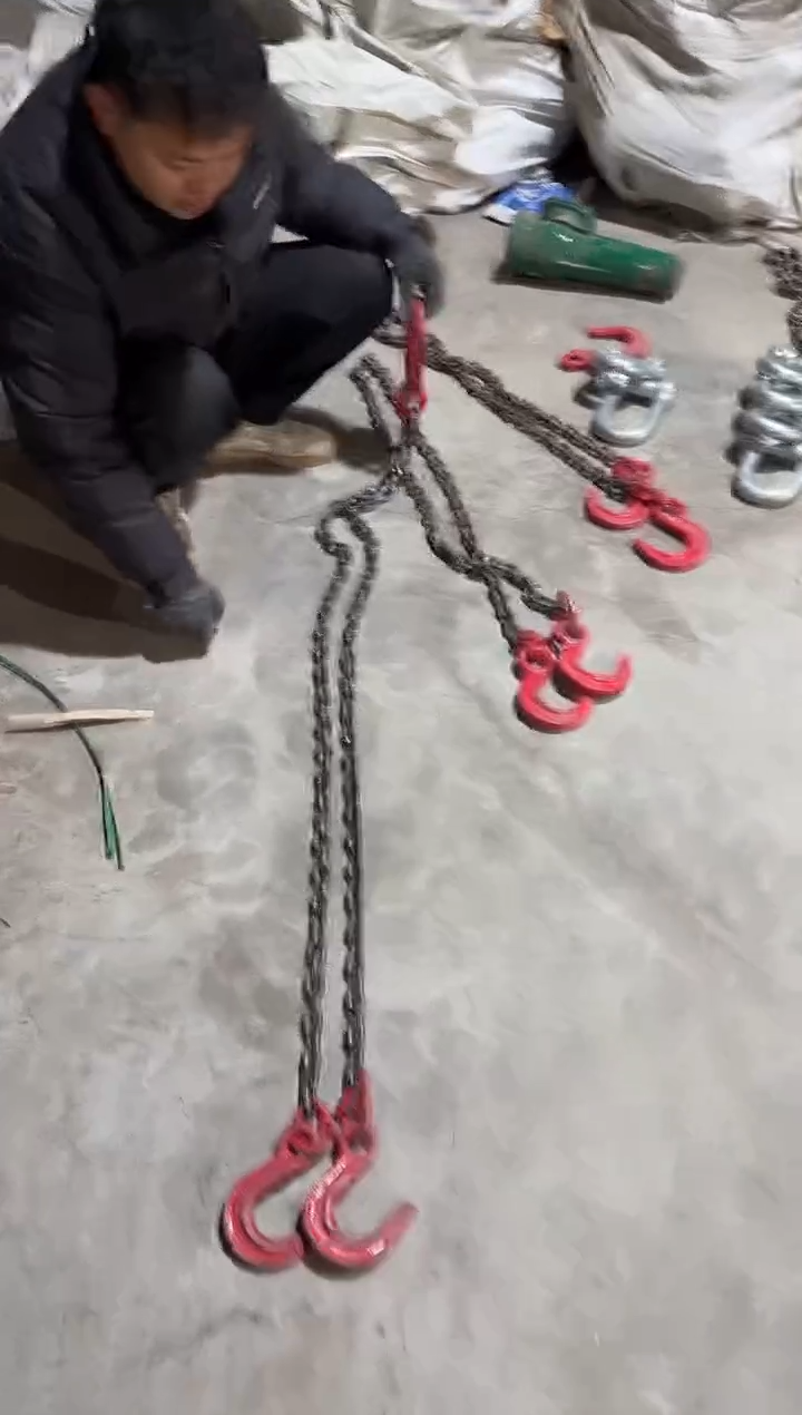 索具3吨3米双腿slr羊角吊钩（不退不换）