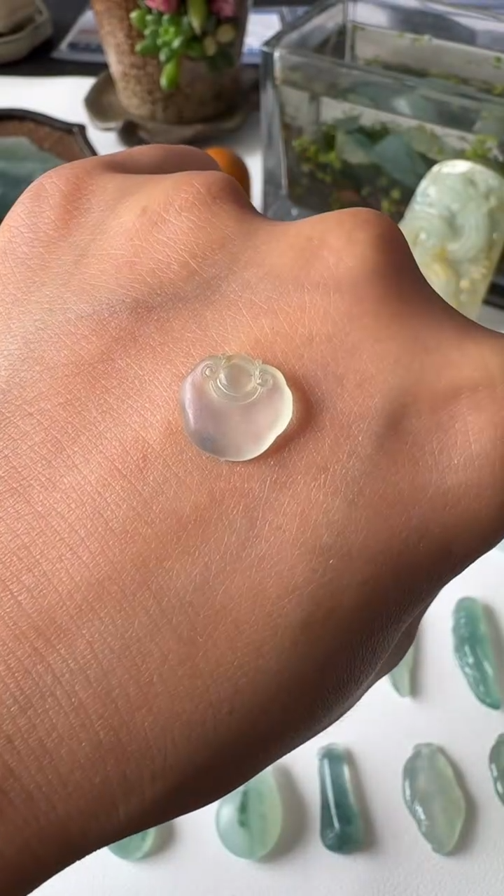 【闪购商品】定制翡翠未镶嵌如意