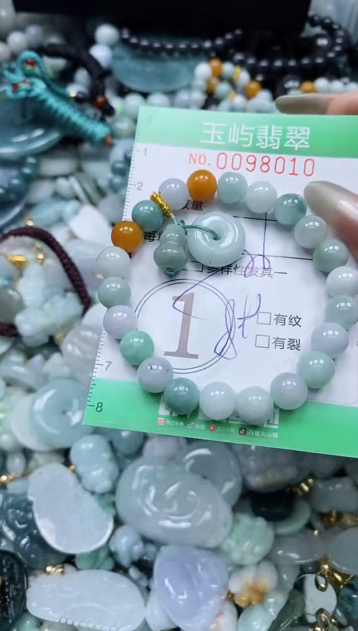 【闪购商品】翡翠未镶嵌颈饰闪购0098010多样性发其一