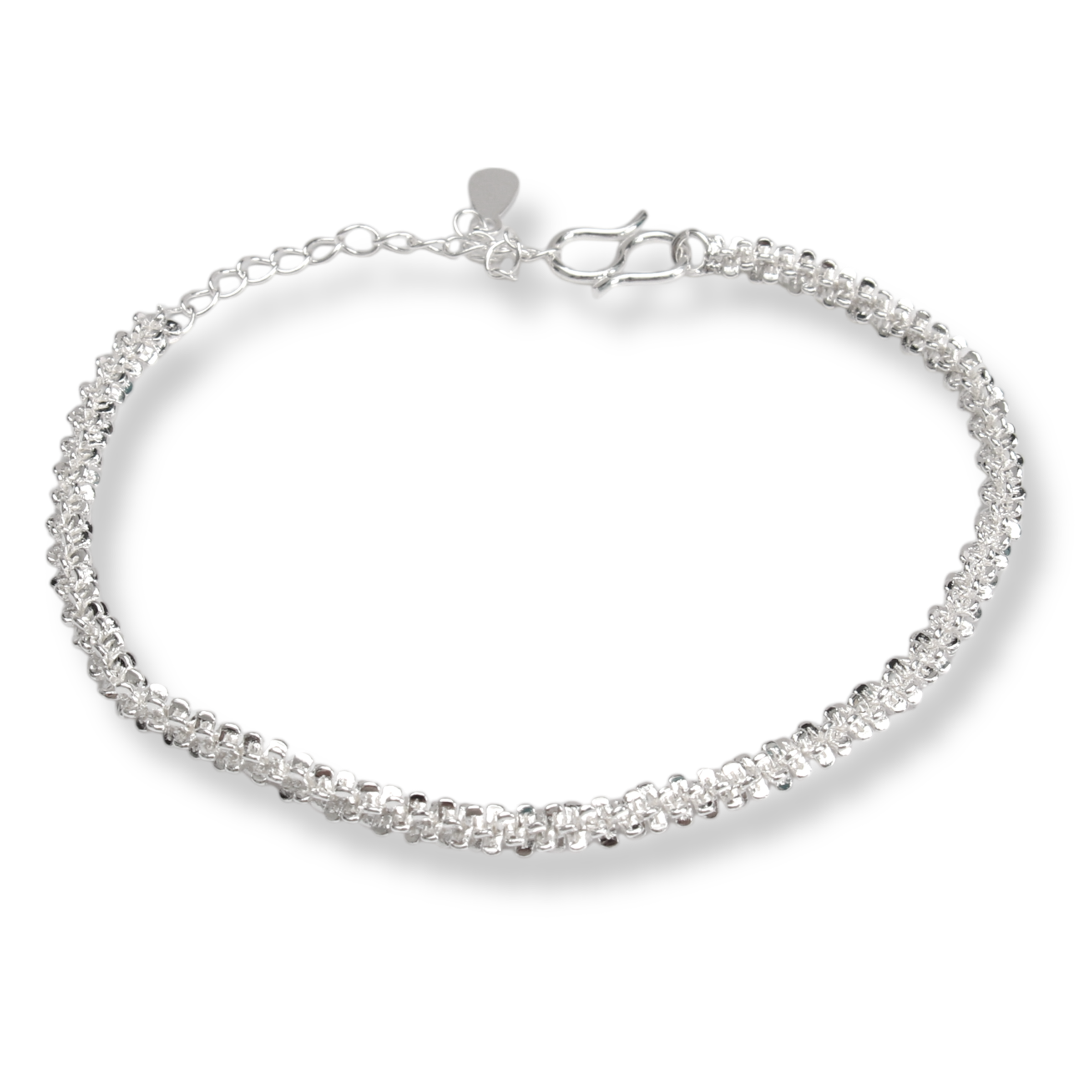 精致波光粼粼 精品银手链 SZ701