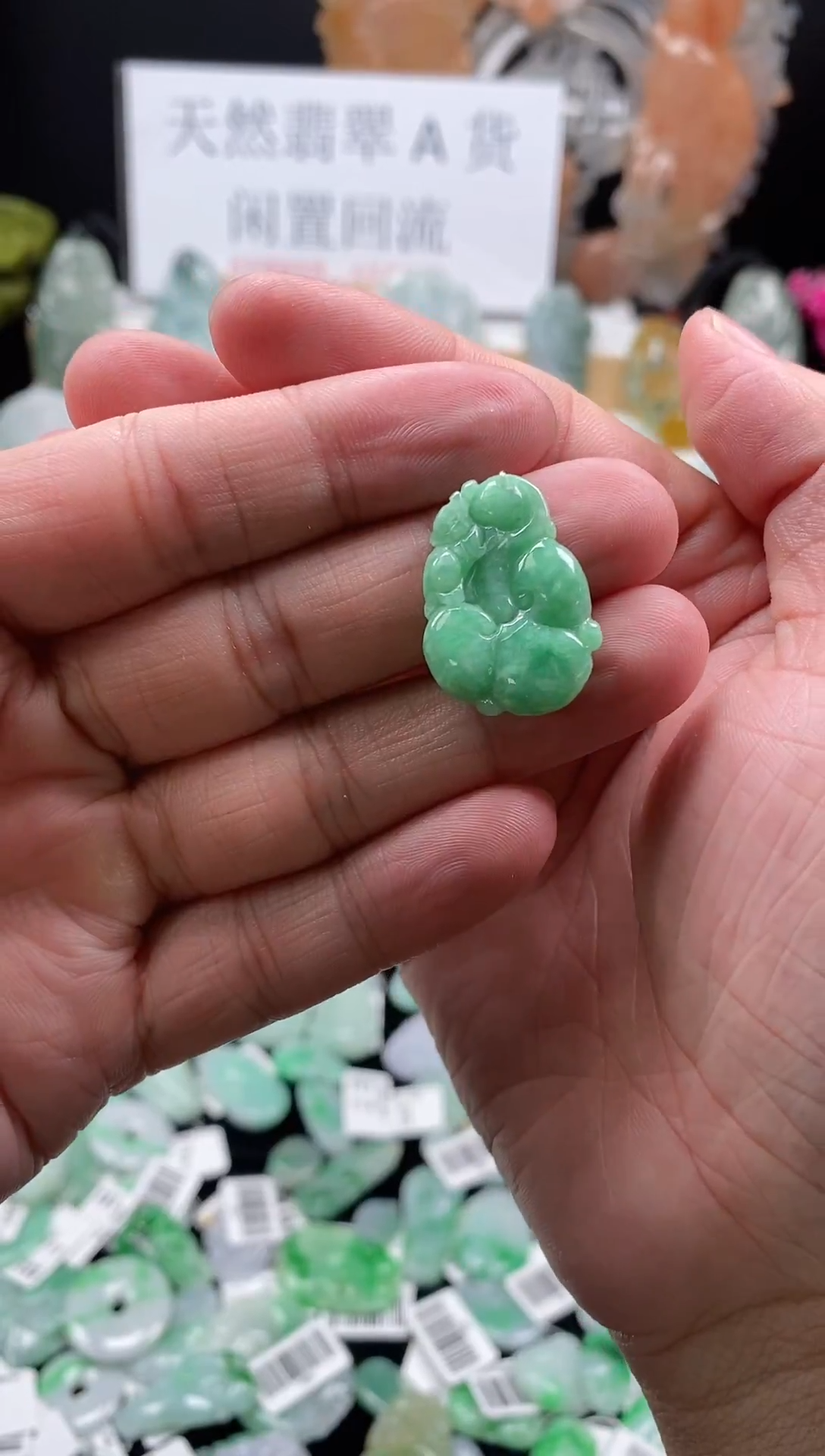 【闪购商品】翡翠颈饰未镶嵌81如意