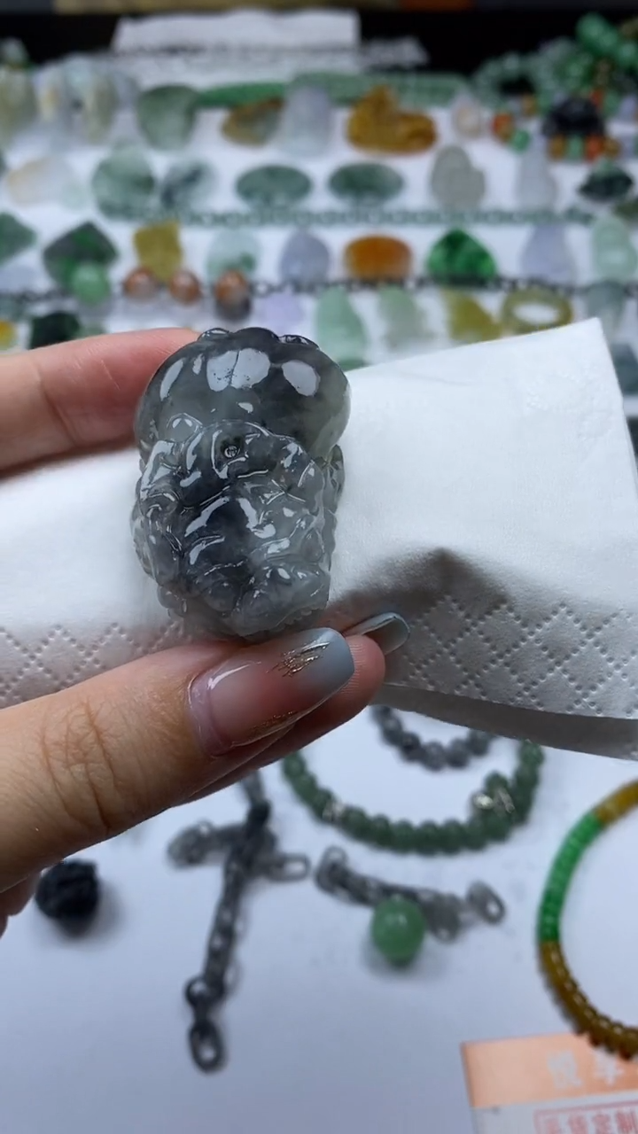 未镶嵌定制翡翠毛货定制不退不换