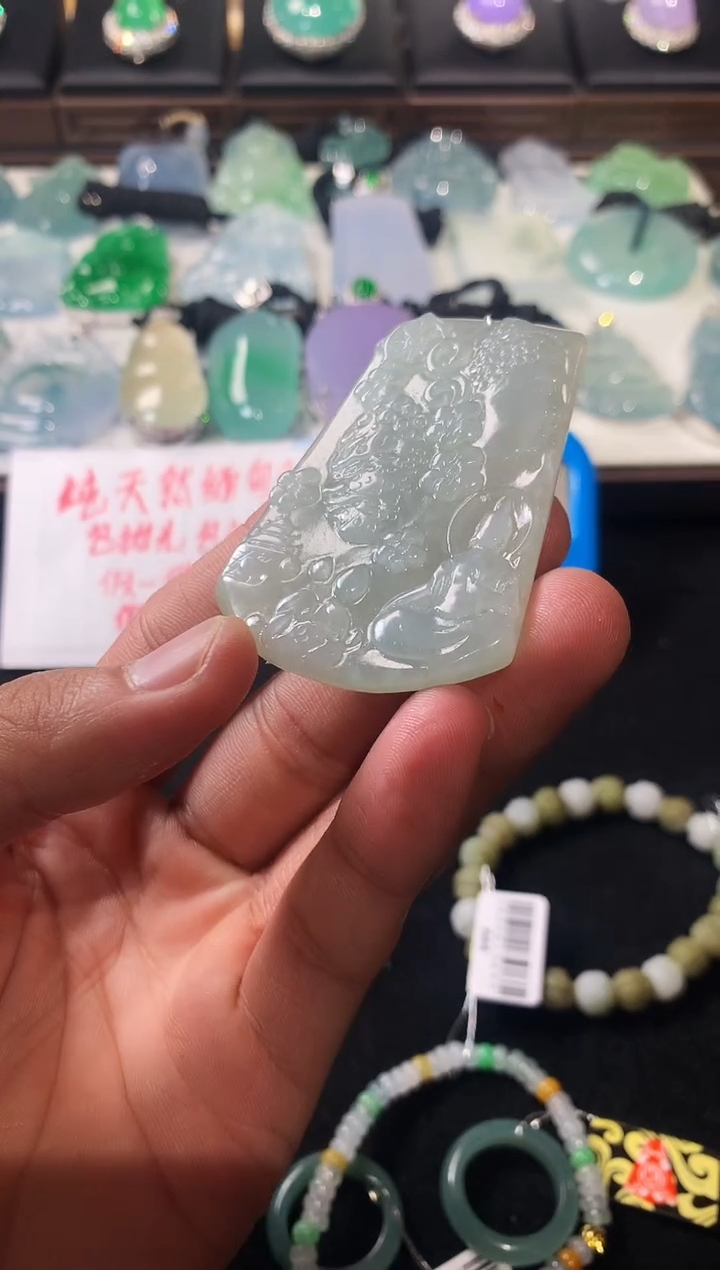 未镶嵌定制翡翠福*s毛货不退不换