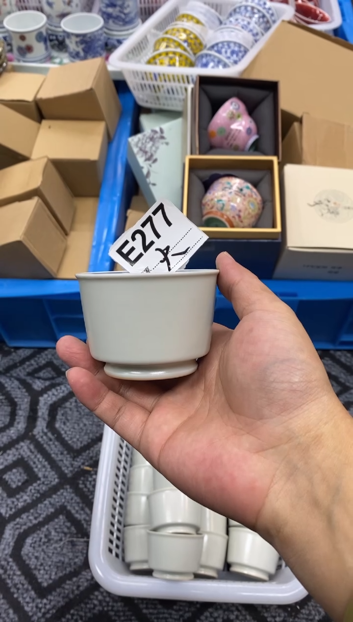 陶瓷景德陶瓷茶具容量约80