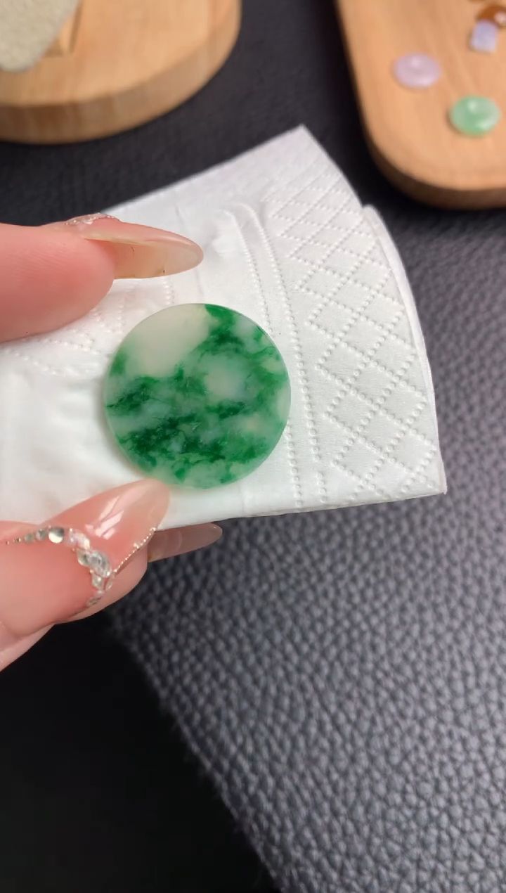 【闪购商品】定制翡翠未镶嵌无事牌