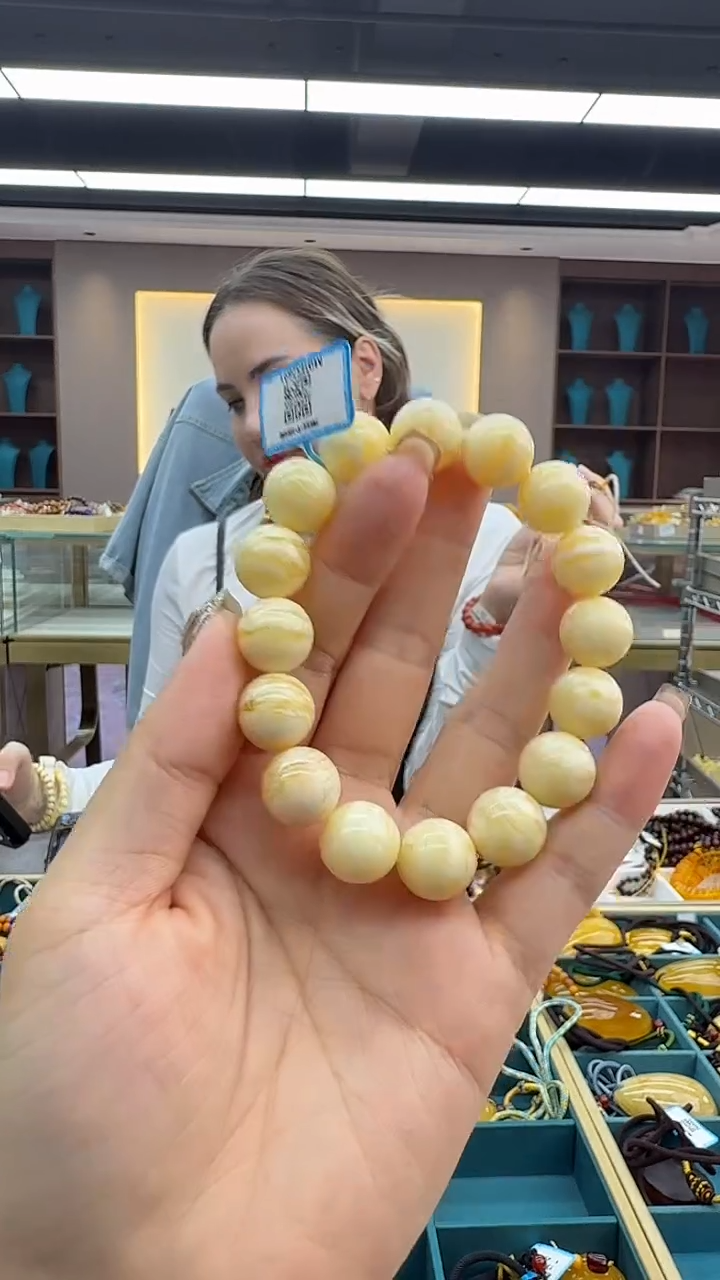 手链琥珀未镶嵌261秒拍号 假一罚三 