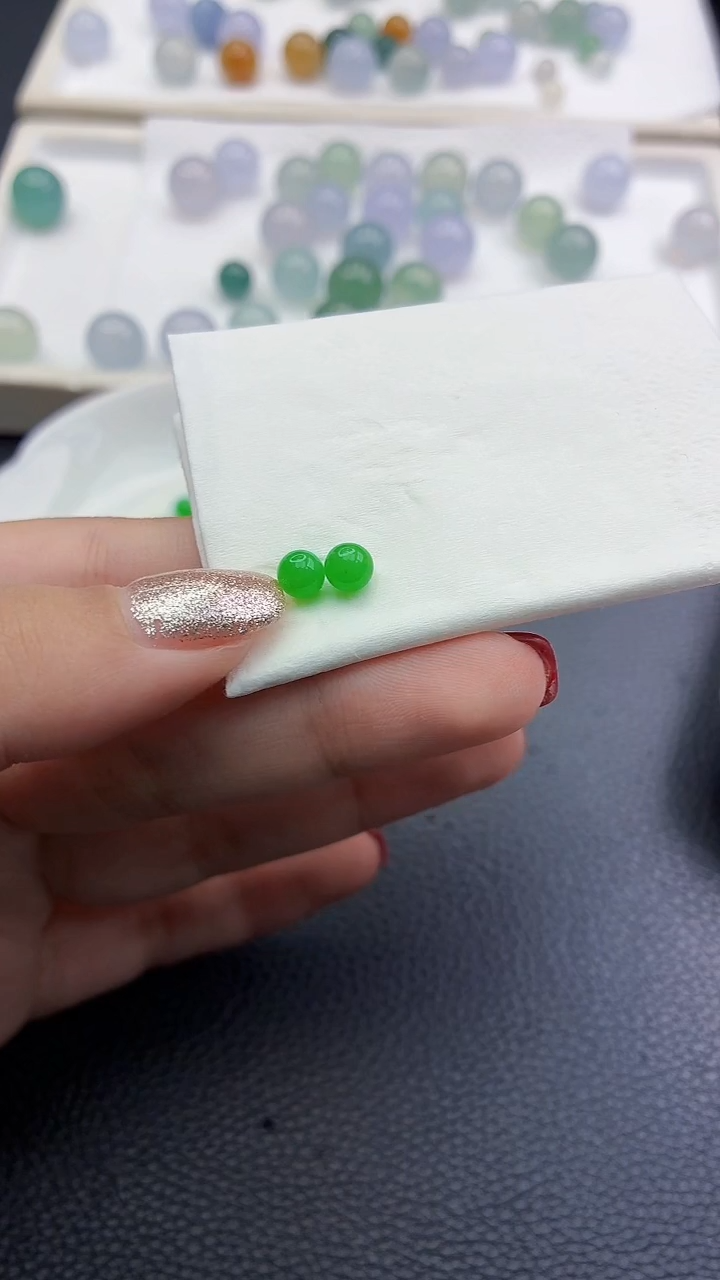 未镶嵌定制翡翠米*@7327