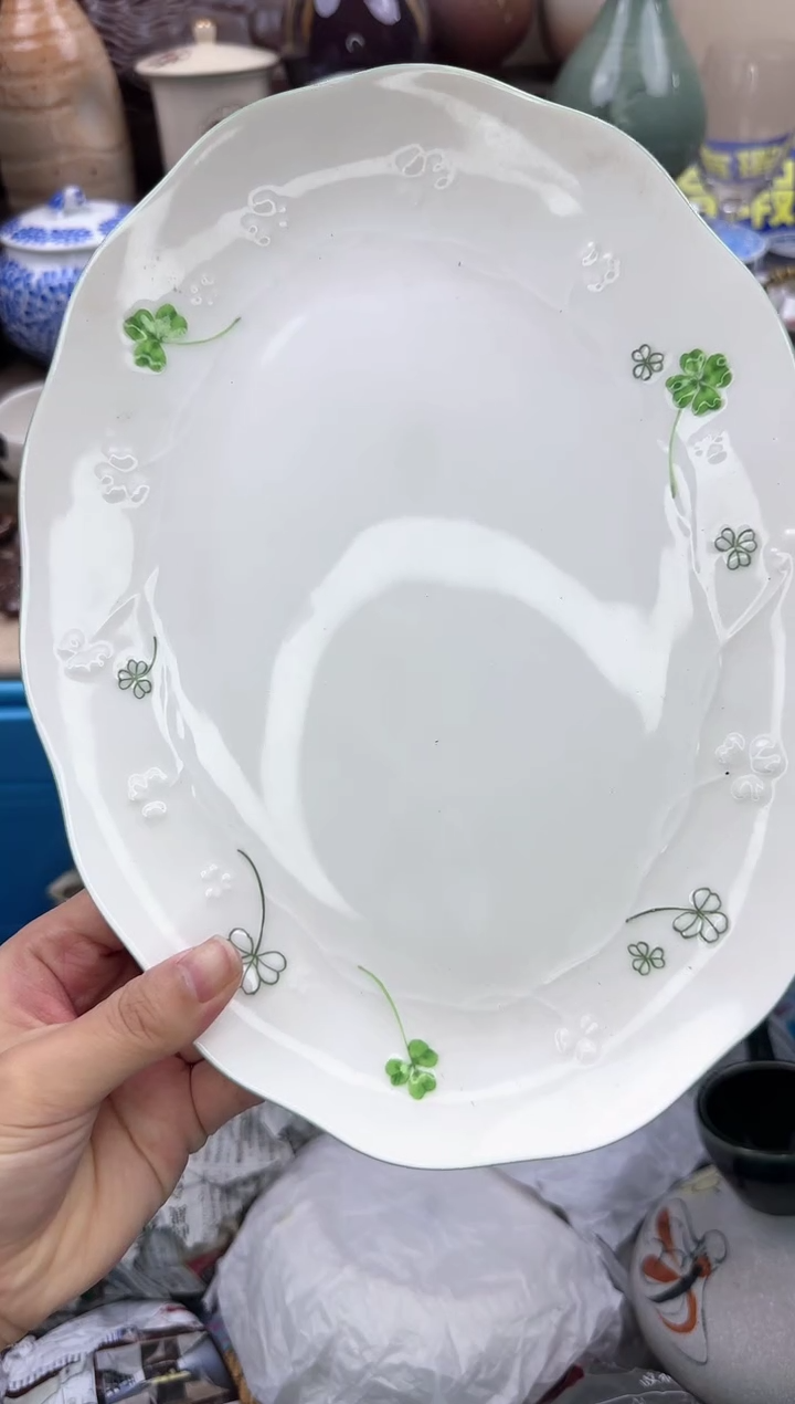 【闪购商品】瓷片26厘米亚当与夏娃满18米包邮一单一付