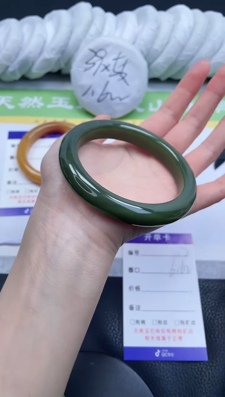 【闪购商品】和田玉手镯未镶嵌A117-62+