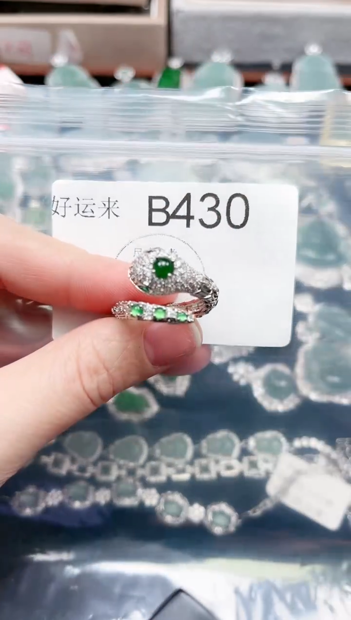 【闪购商品】翡翠颈饰未镶嵌430赠皮绳