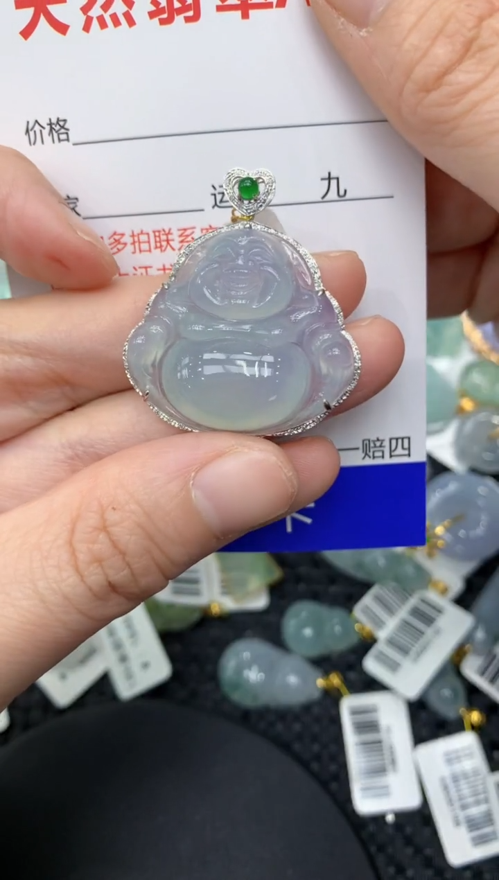 【闪购商品】翡翠颈饰18K金镶嵌111111111111