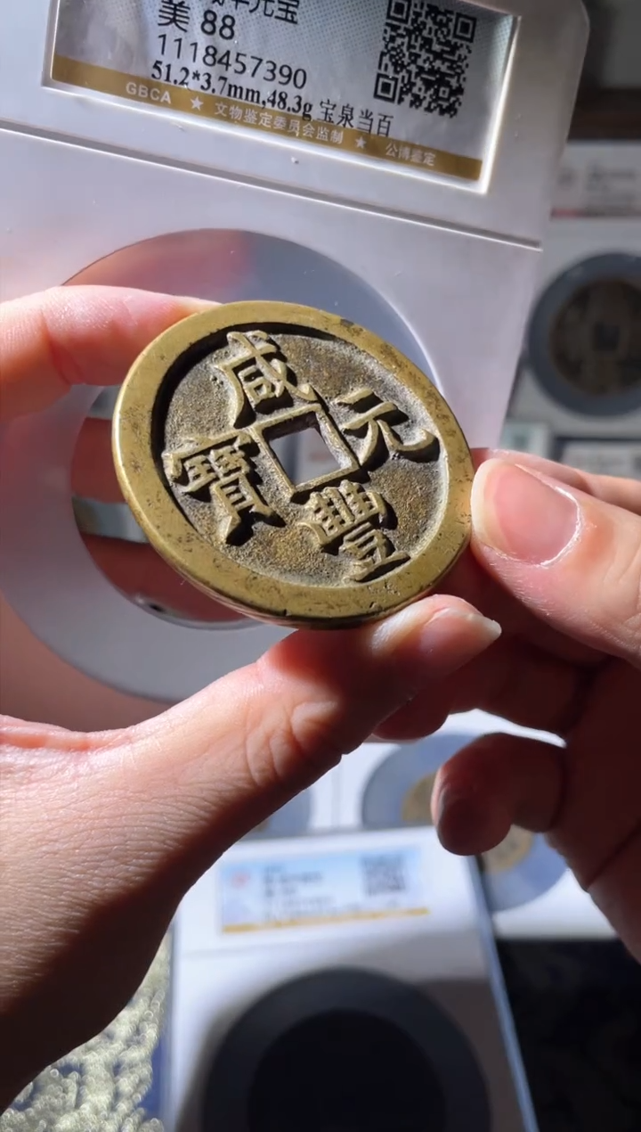 【闪购商品】铜清代咸丰宝泉当百88