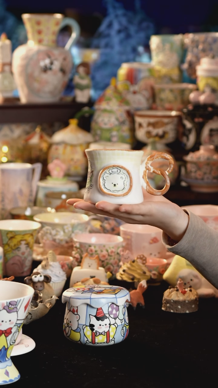 其他陶景德镇釉下彩手绘设计师款陶瓷