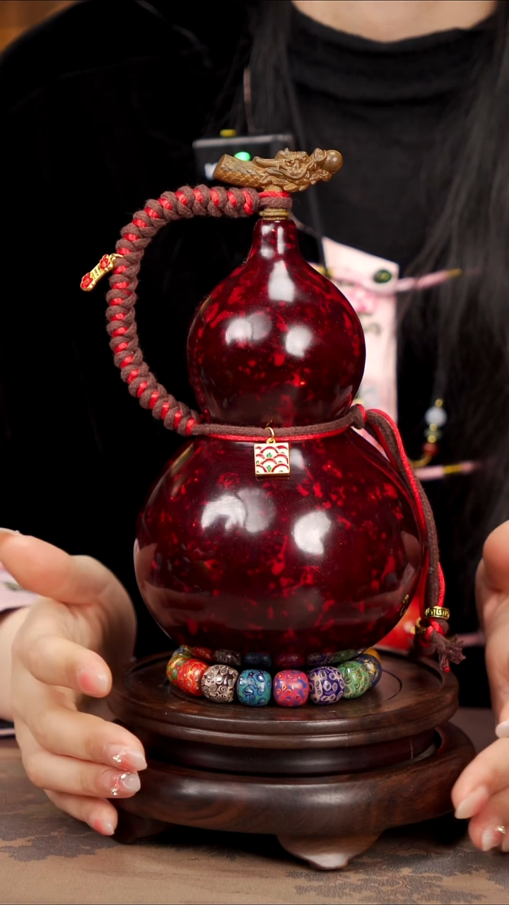 【闪购商品】82易林高端工艺大漆酒葫芦--518