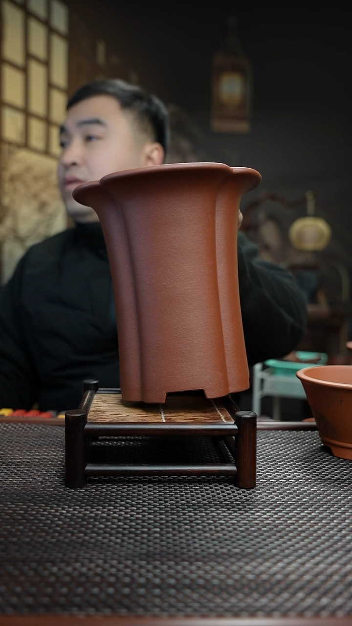 紫砂花盆B***洋長木軒精品紫砂