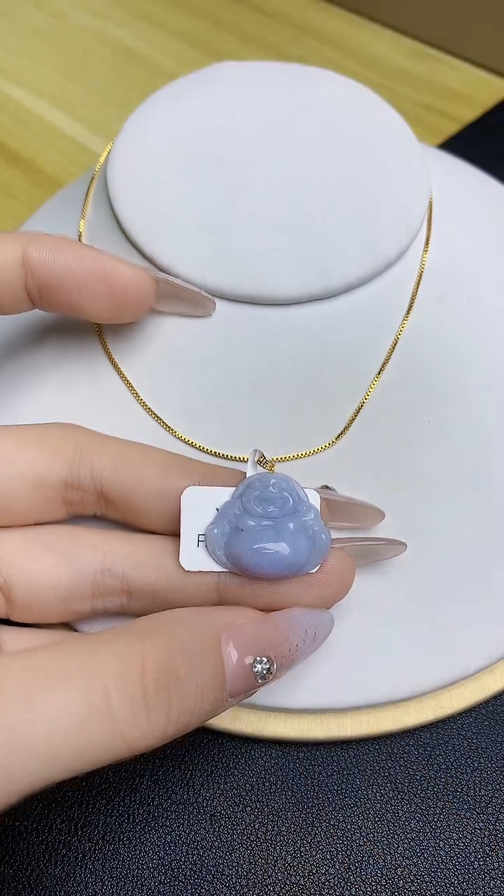 【闪购商品】翡翠颈饰18K金镶嵌867867676