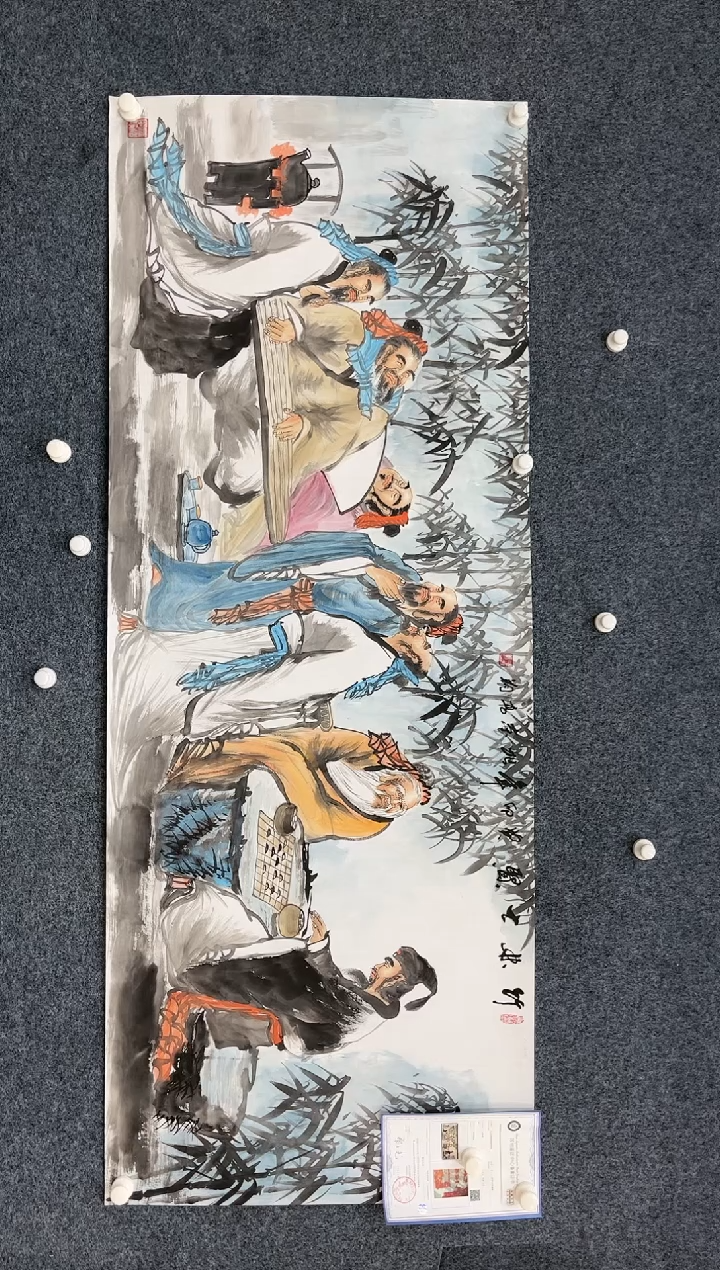 【闪购商品】国画2.16-艺术-冯高翔-六尺人物-22