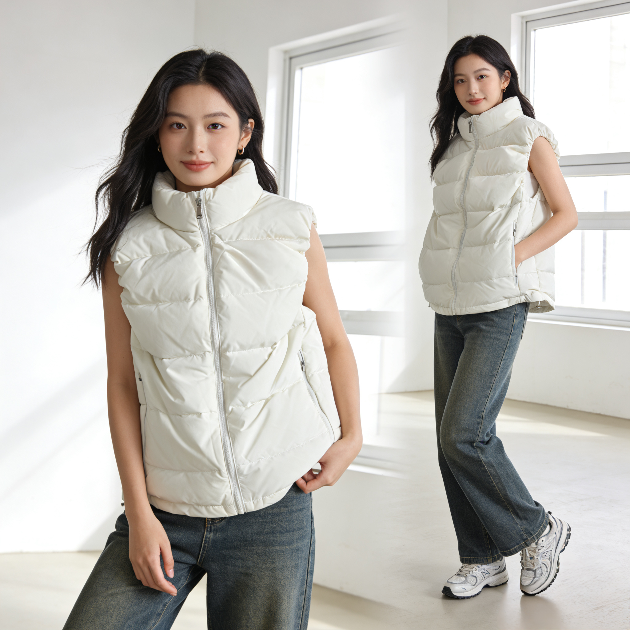 5311 - AC马甲【羽绒~马甲外套扣号链接】断码听主播报号去指定链接