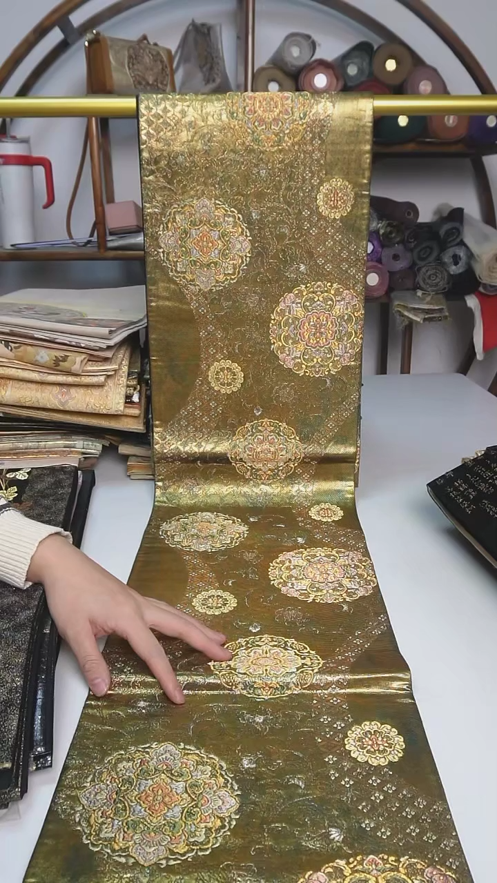 【闪购商品】织绣64西阵织六通宝相花