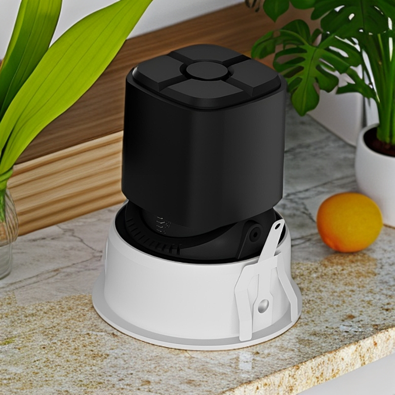 甲壳虫高端射灯FLP光源深防眩光护眼窄边框嵌入式无主灯开孔7.5