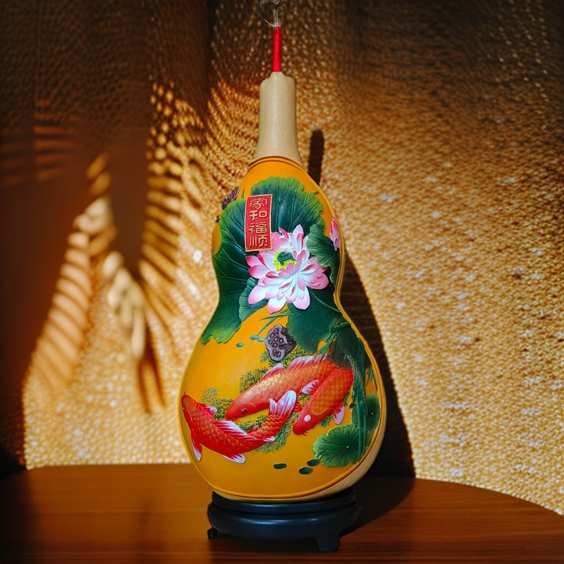 浮雕葫芦——家和福顺